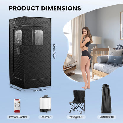 Steam & Stone™ Full Body Steam Sauna